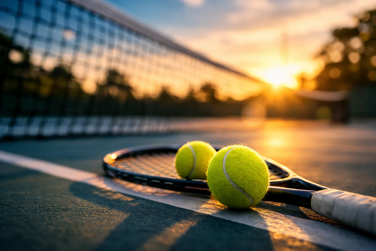 Tennisbaan in Amsterdam